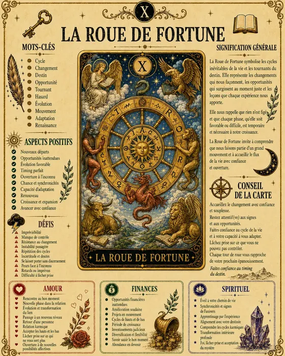 Page du guide : La Roue de Fortune