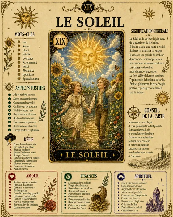 Page du guide : Le Soleil